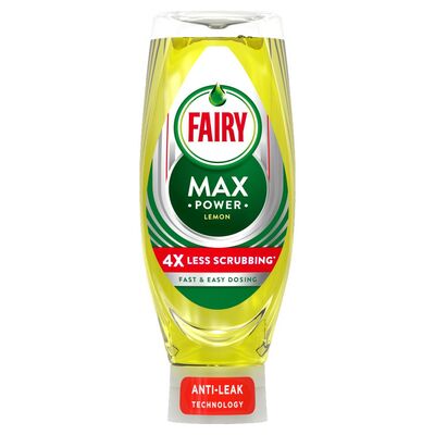 Fairy Max Power Lemon Washing Up Liquid 640ml