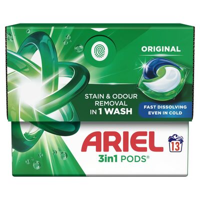 Ariel All in 1 Original Pods 13 Wash 13pce