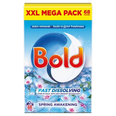 Bold Spring Awakening Washing Powder 68 Wash XXL Mega Pack 3.4kg