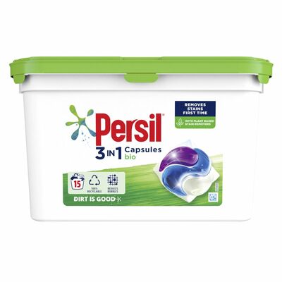 Persil 3 In 1 Bio Capsules 15pce