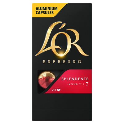 L'OR Espresso Splendente Intensity 7 Capsules 10 Pack 50g