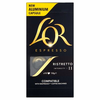L'OR RISTRETTO CAPSULES 10 PACK 50G