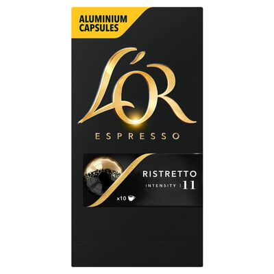 L'OR Ristretto Intensity 11 Capsules 10 Pack 52g