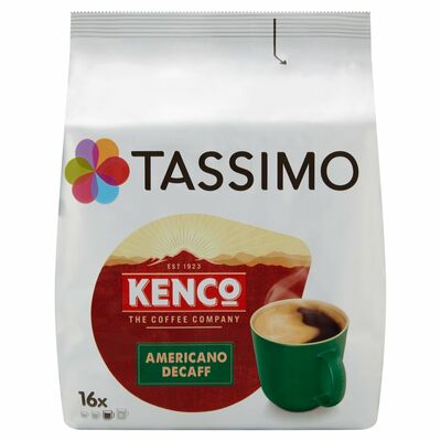 Tassimo Kenco Americano Decaf Pods 16 Pack 104g
