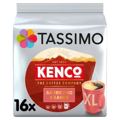 TASSIMO KENCO XL AMERICANO GRANDE 16 PACK 144G