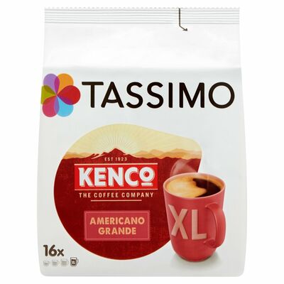 Tassimo Kenco Americano Grande xl Pods 16 Pack 144g