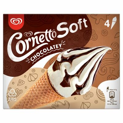 HB Cornetto Soft Chocolate & Vanilla 560ml