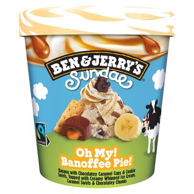 Ben & Jerry's Sundae Oh My! Banoffee Pie! 427ml