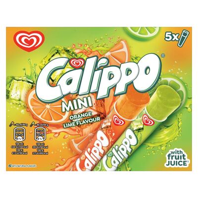 Calippo Mini Orange & Lime 5 Pack 420ml