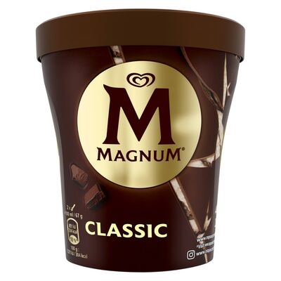 Magnum Classic Vanilla Ice Cream Tub 440ml