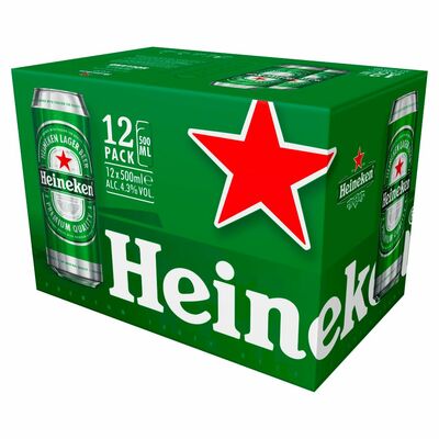 HEINEKEN CAN PACK 12 X 500ML