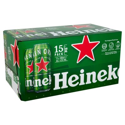 Heineken Can Pack 15 x 500ml