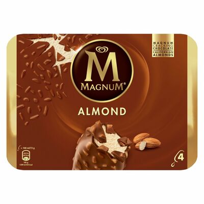 Magnum Almond Ice Cream 4 Pack 440ml