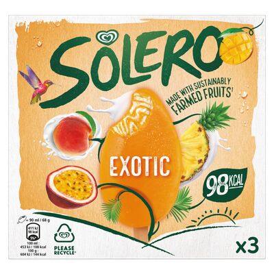 HB Solero Exotic Explosion Ice Lolly 3 Pack 270ml