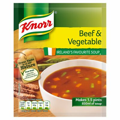 Knorr Beef & Vegetable Packet Soup 60g
