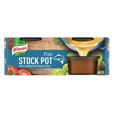 Knorr Fish Stock 4 Pots 112g
