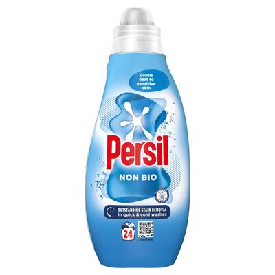 Persil Non Bio Liquid Washing Detergent 24 Washes 648ml