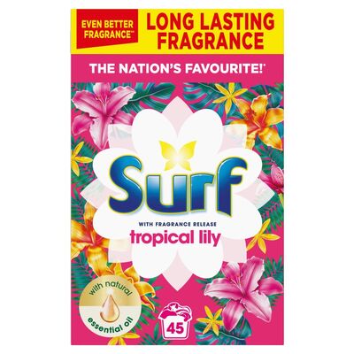 Surf Powder Tropical Lily 45 Wash 2.25kg