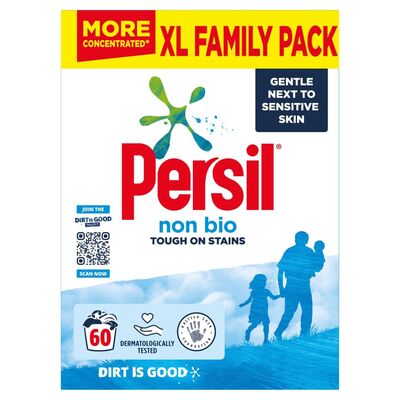 Persil Non Bio Washing Powder 60 Washes 3kg