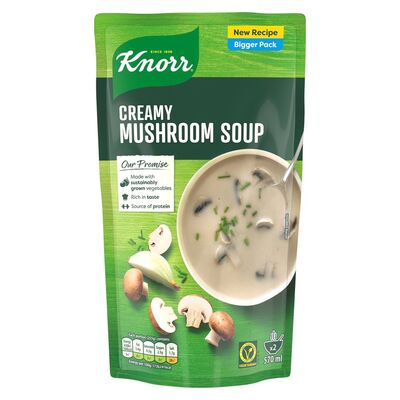 Knorr Creamy Mushroom Soup Pouch 579g