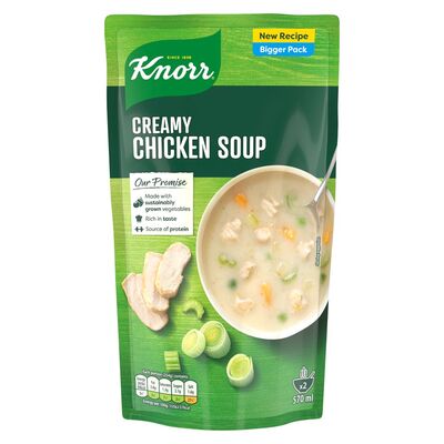 Knorr Creamy Chicken Soup Pouch 579g