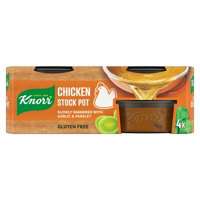 Knorr Chicken Stock Pot 4 Pack 112g