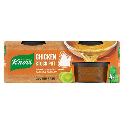 Knorr Chicken Stock 4 Pots 112g