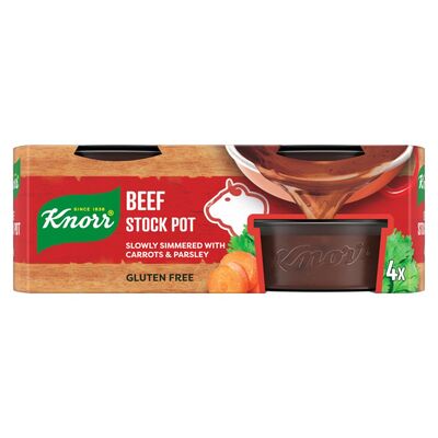Knorr Beef Stock 4 Pots 112g