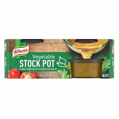 Knorr Vegetable Stock Pot 4 Pack 112g