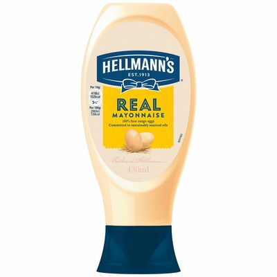 Hellmann's Real Mayonnaise Squeezy 430ml