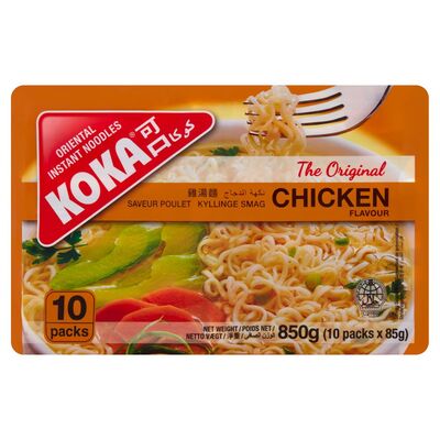 Koka Original Chicken Noodles 10 Pack 85g