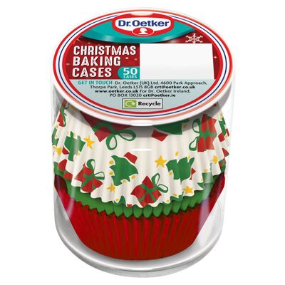 Dr.Oetker Christmas Baking Cases 50pce