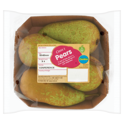 CENTRA PEAR TRAY 4PCE