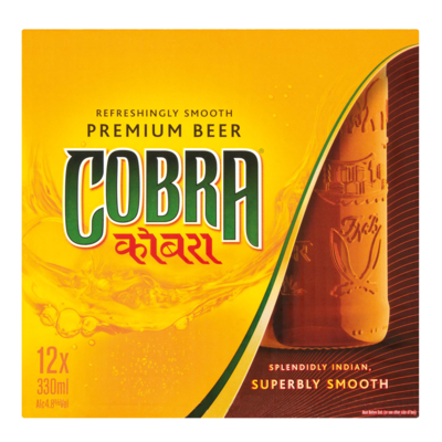 COBRA BOTTLE PACK 12 X 330ML