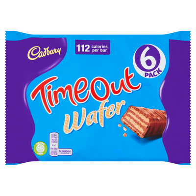 Cadbury Timeout Wafer 6 Pack 121g