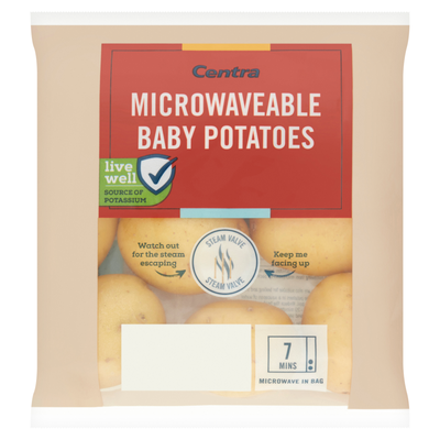 CENTRA MICROWAVEABLE BABY POTATOES 400G