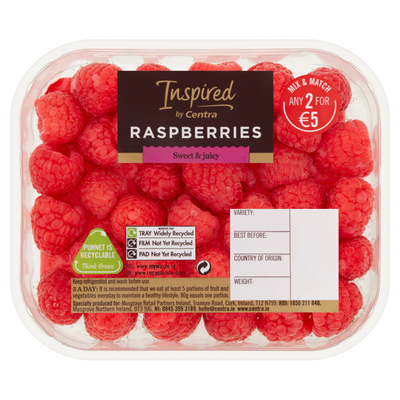 INSPIRED BY CENTRA RASPBERRIES 125G