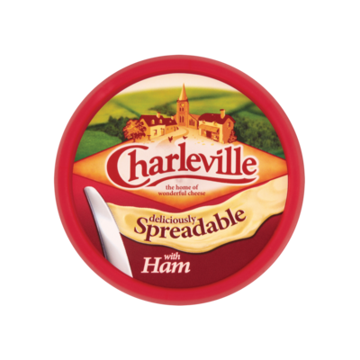 Charleville Spreadable Cheese With Ham 125g