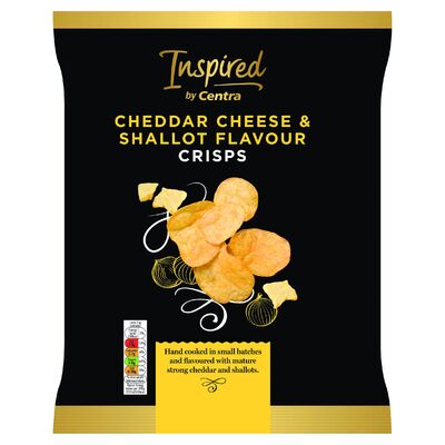 Inspired by Centra Cheddar & Shallot Crisps 125g