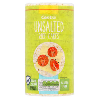 Centra Unsalted Rice Cakes 100g