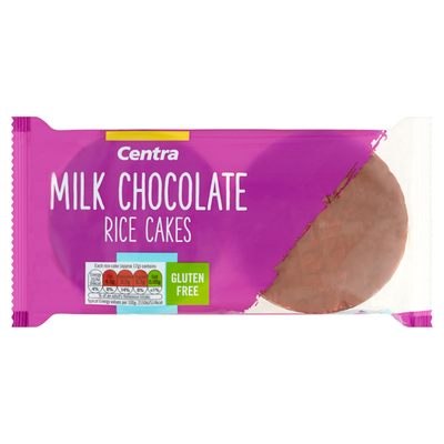 Centra Milk Chocolate Rice Cakes 100g