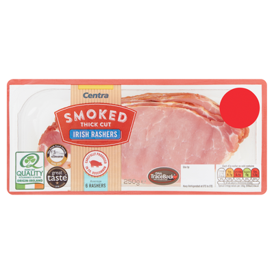 Centra Thick Cut Smoked Rashers 250g
