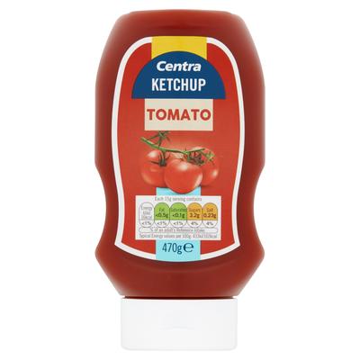 Centra Tomato Ketchup Top Down  470g 