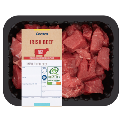 Centra Fresh Irish Diced Beef 410g