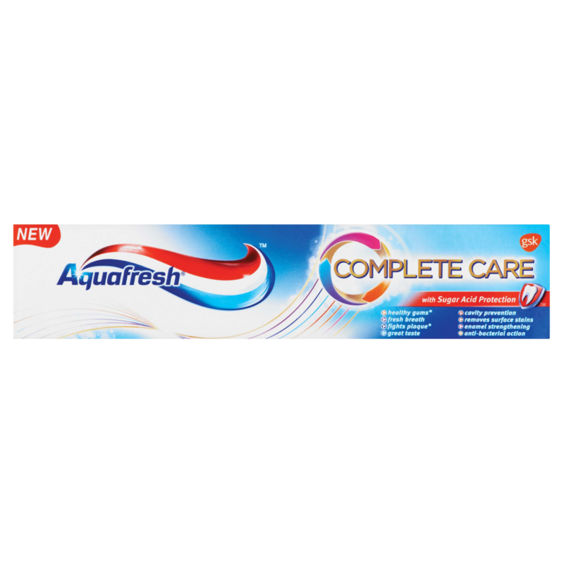 Aquafresh Complete Care Fluoride Toothpaste 100ml Aquafresh Complete Care Fluoride Toothpaste 100ml