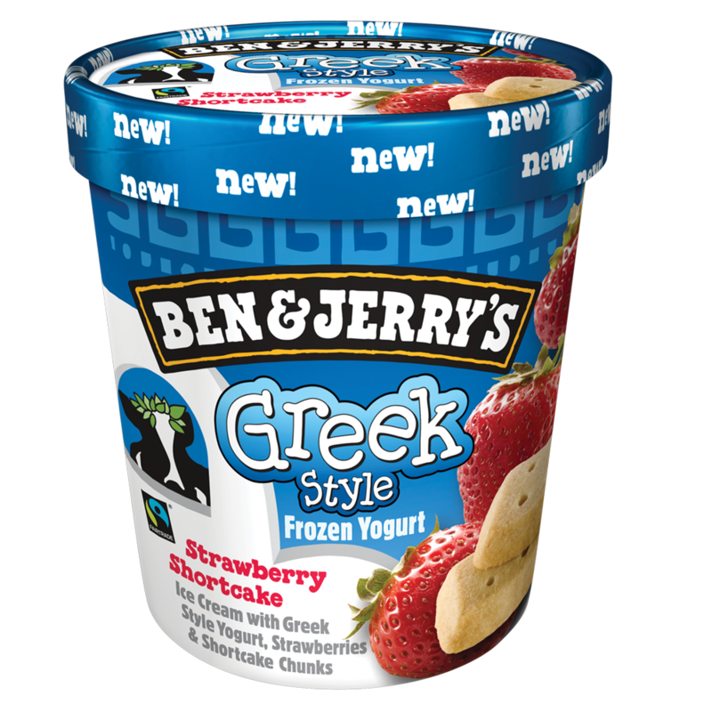 Ben Jerry s Greek Style Strawberry Shortcake Fro
