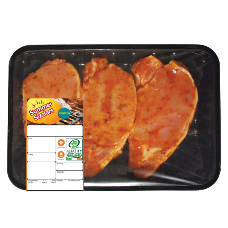 CT OB BBQ Grillsteak Pork chops 3pce