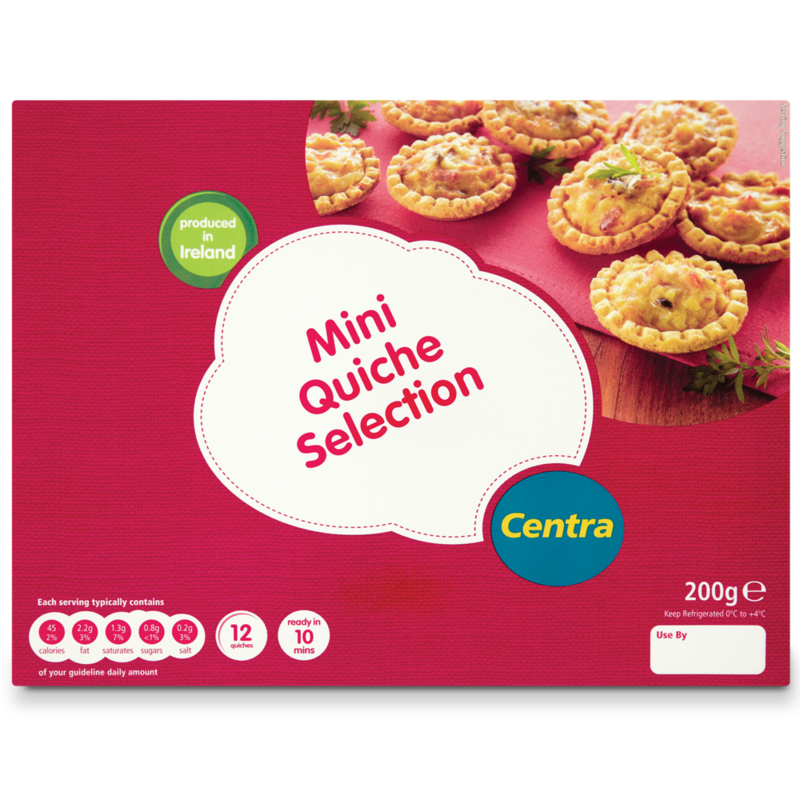 Centra MiniQuicheSelection 200g