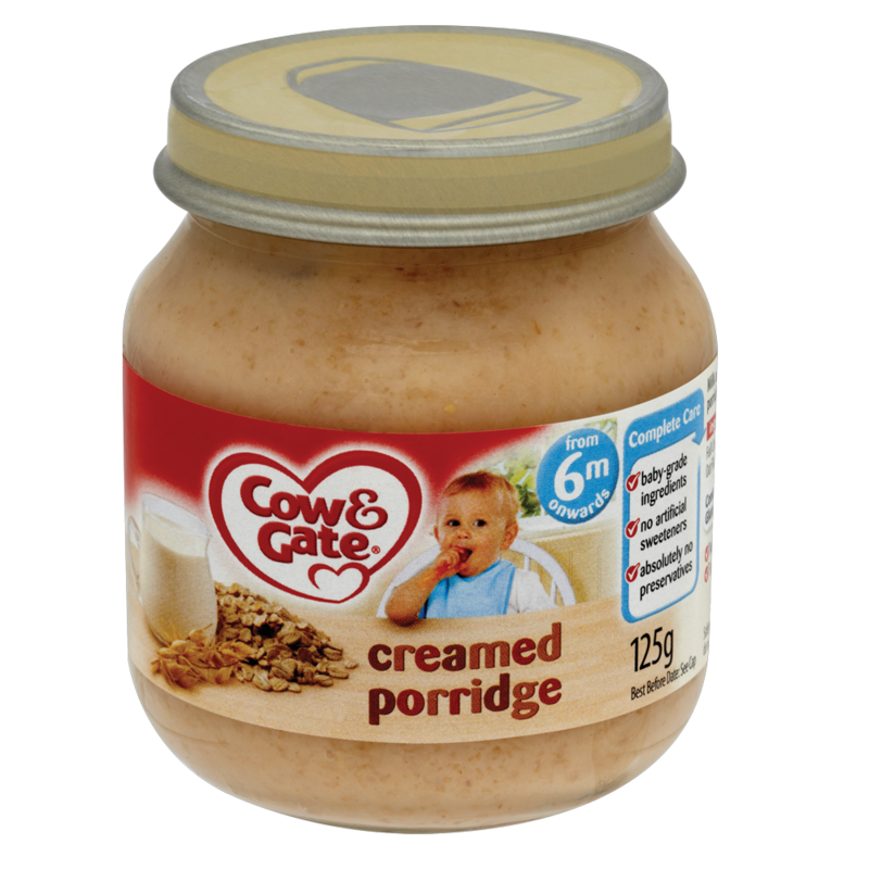 Cow Gate Creamed Porridge from 6m Onwards 125g