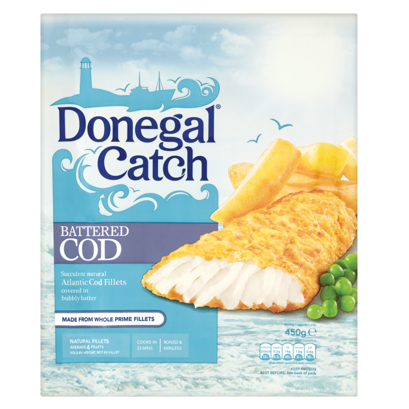 DonegalCatch BatteredCod 450g